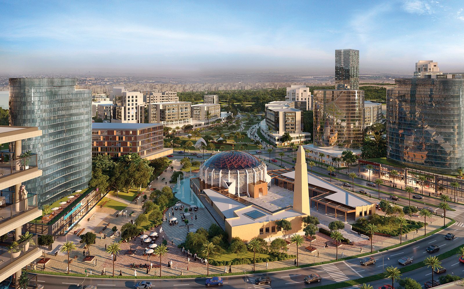 The Shams Ar Riyadh project is located north of Riyadh, extending over an area of more than 5 million square metres.
